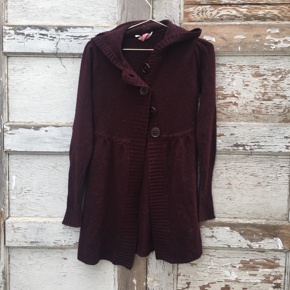 Hooded Sweater Cardigan